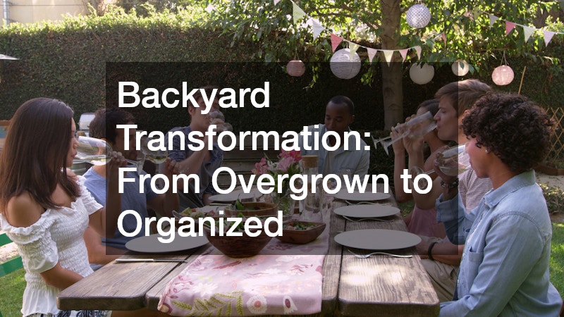 Backyard Transformation  From Overgrown to Organized